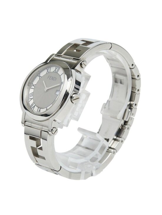 Fendi Orologi 2 Hand Quadro Watch Gray Silver Stainless Steel main image 4